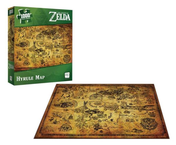 Puzzle: The Legend of Zelda - Hyrule Map - 1000 pz - Imagen 2