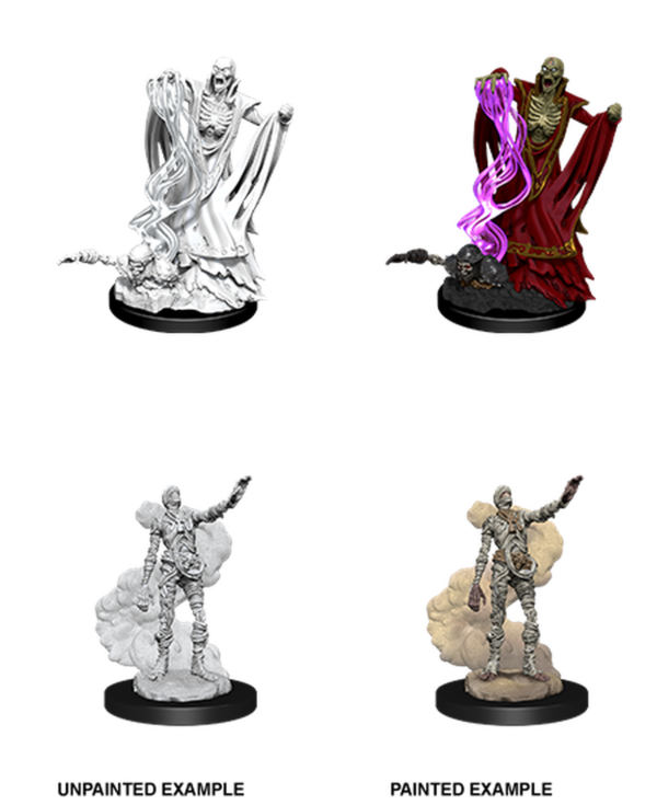 D&D Nolzur’s Marvelous Unpainted Minis: Lich & Mummy Lord