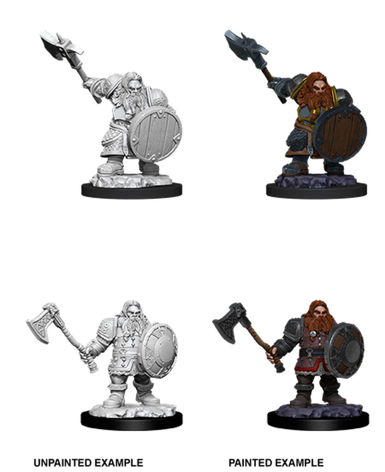 D&D Nolzur’s Marvelous Unpainted Minis: Male Dwarf Fighter - Tabula Corp