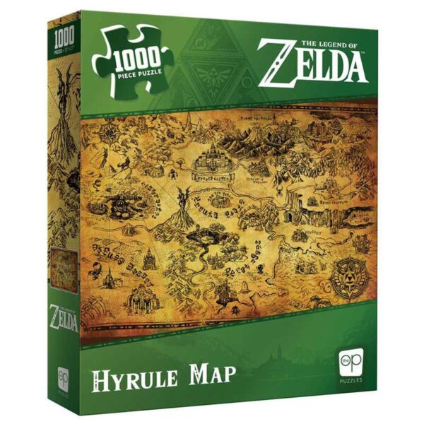 Puzzle: The Legend of Zelda - Hyrule Map - 1000 pz