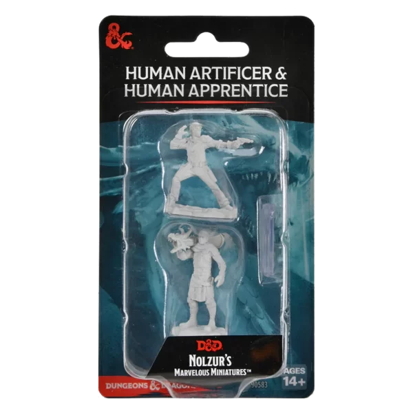 D&D Nolzur's Marvelous Unpainted Minis: Human Artificer & Human Apprentice