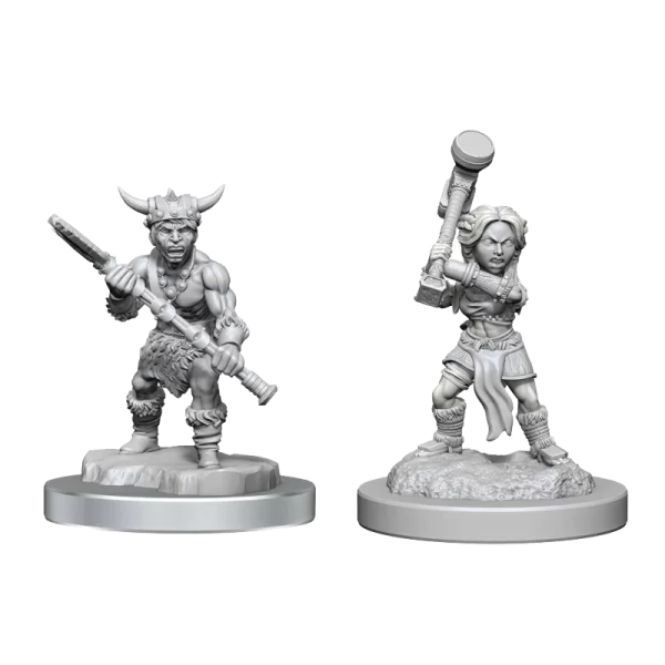 D&D Nolzur's Marvelous Unpainted Minis: Halfling Barbarians