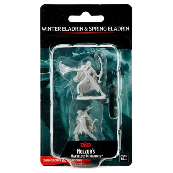 D&D Nolzur's Marvelous Unpainted Minis: Winter Eladrin & Spring Eladrin