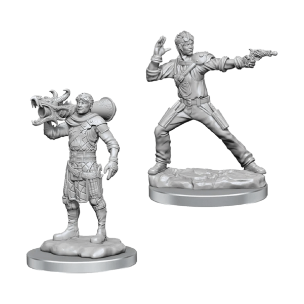 D&D Nolzur's Marvelous Unpainted Minis: Human Artificer & Human Apprentice
