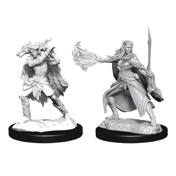 D&D Nolzur's Marvelous Unpainted Minis: Winter Eladrin & Spring Eladrin
