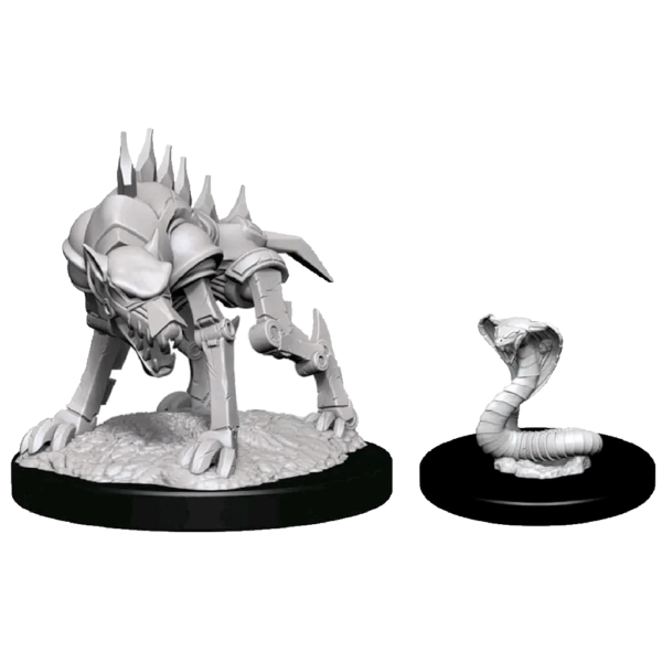 D&D Nolzur's Marvelous Unpainted Minis: Iron Cobra & Iron Defender