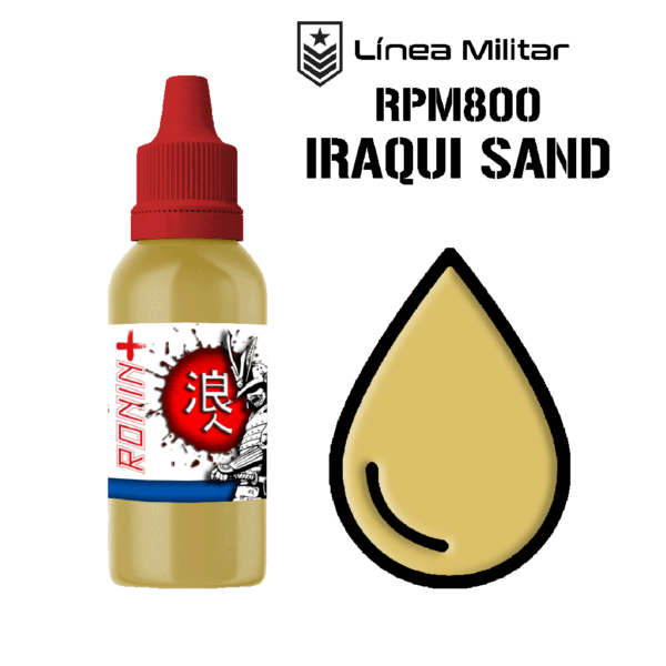 Pintura Ronin plus militar: RPM800 Iraqui Sand