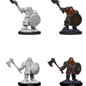 D&D Nolzur’s Marvelous Unpainted Minis: Male Dwarf Fighter