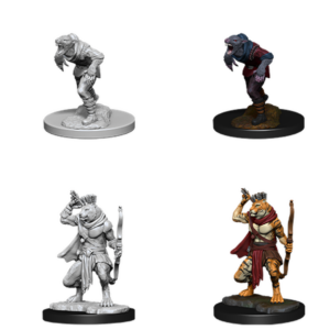 D&D Nolzur’s Marvelous Unpainted Minis: Wererat & Weretiger