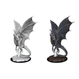 D&D Nolzur’s Marvelous Unpainted Minis: Young Silver Dragon