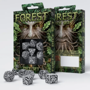 Q Workshop Forest 3D Green/Black Dice Set