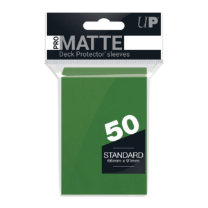 Ultra Pro: Green standard Matte 50 ct.