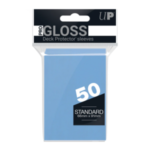 Ultra Pro: Standard Sleeves Gloss - Light Blue 50ct