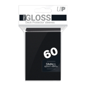 Ultra pro: Gloss (60ct) Solid Black Small