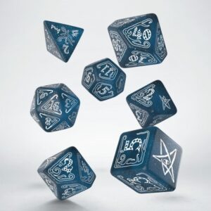 Q Workshop SCTH21: Call of Cthulhu Abyssal & white Dice Set