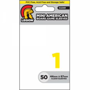 Legion Sleeves: Board Game Sleeves 1 - 50ct. Mini American (44 x 67 mm)