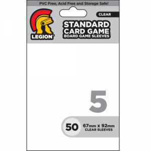 Legion Sleeves: Board Game Sleeves 5 - 50ct. Standard Card Game (67 x 92 mm)