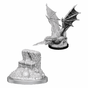 D&D Nolzur's Marvelous Unpainted Minis: White Dragon Wyrmling