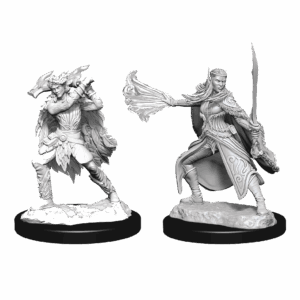 D&D Nolzur's Marvelous Unpainted Minis: Winter Eladrin & Spring Eladrin
